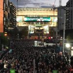 The crowd at Wembley Stadium