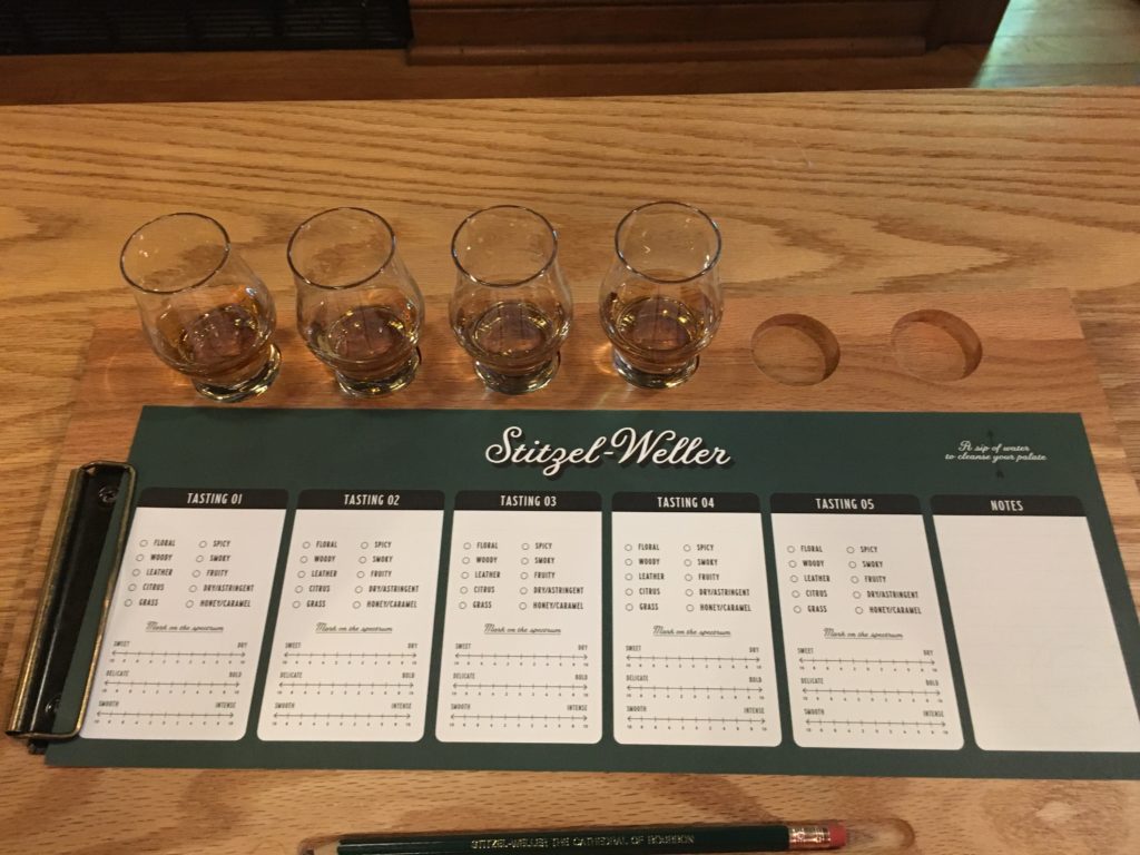 Stitzel Weller Tasting