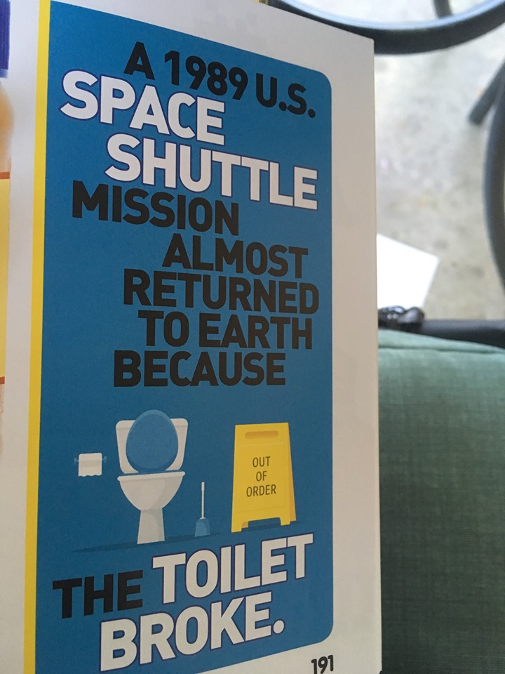 Broken Space Toilet