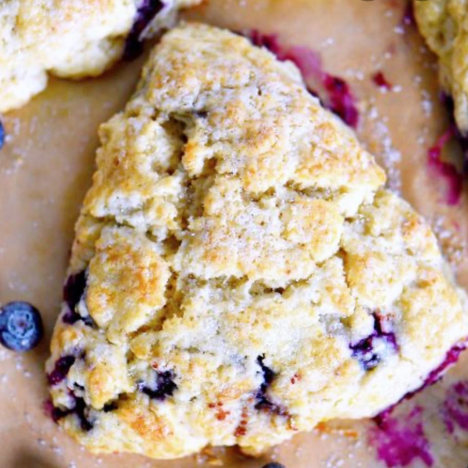 lemon blueberry scone